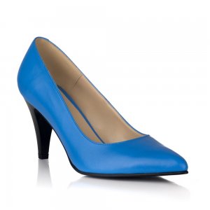 Pantofi piele naturala Olimpia Albastru - sau Orice Culoare Pantofi piele naturala Olimpia Albastru - sau Orice Culoare
